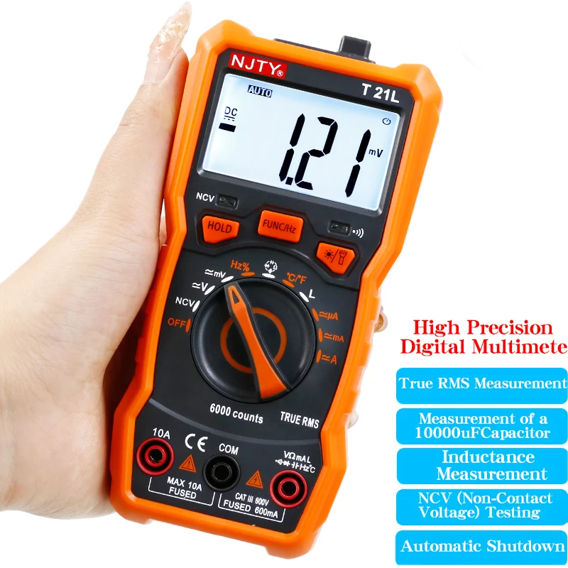 NJTYT21L multifunctional digital LCR multimeter intelligent anti burn high-precision multimeter inductance capacitance frequency