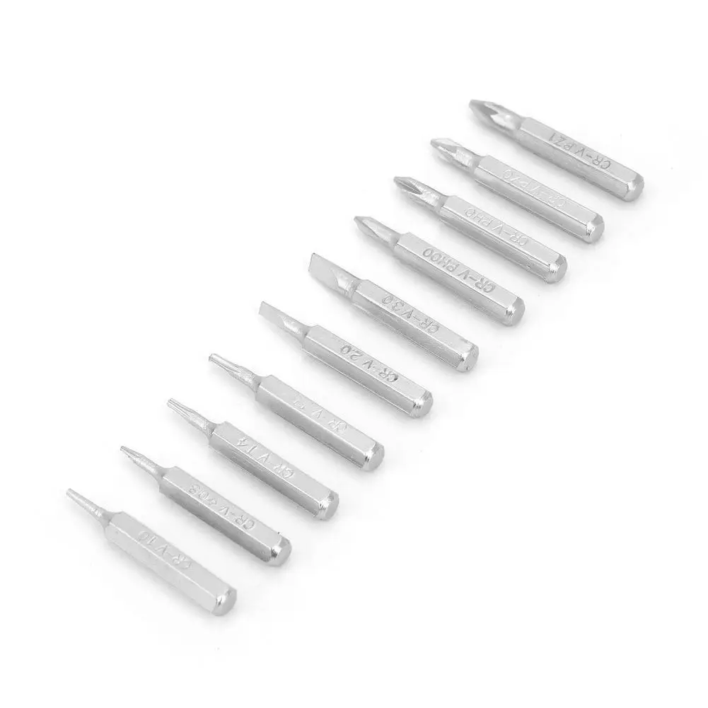 10PCS 4mmx28mm Screwdriver Bit Set PH00 PH0 Z1 Z0 30 20 10 T5 T4 Star 08 Precision Repair Tools for Electronics and Gadgets