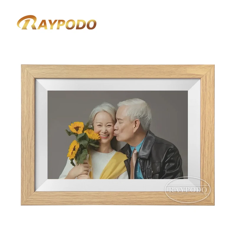 RAYPODO RPD-HD 1000W wall mounted digital display digital signage solutions provide 1280*800r picture frame that plays pictures