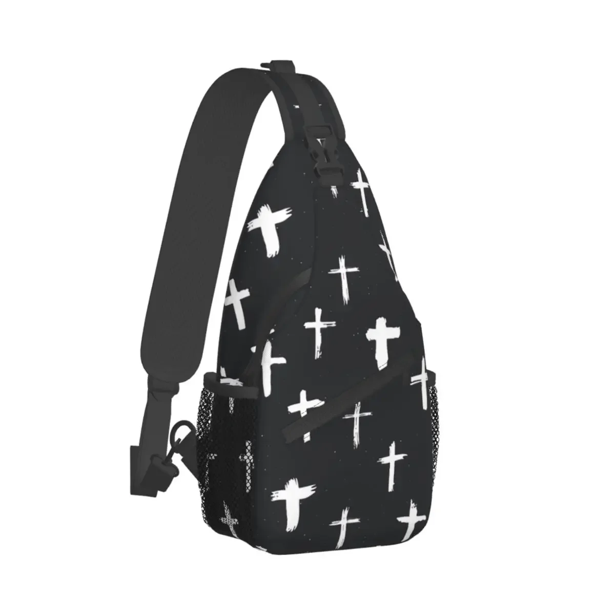 Cross Crucifixion Crossbody Bag Sports Christian Crosses Religious Signs Icons Crucifix Symbol Chest Bag Shoulder Backpacks