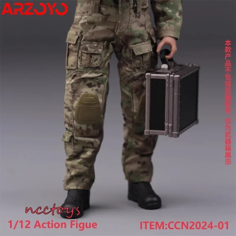 6インチの兵士,アクションフィギュア,アクセサリー,1:12,ccn2024のモデルシーン用のハンドガン収納ボックス,キャリングケース,アクセサリー