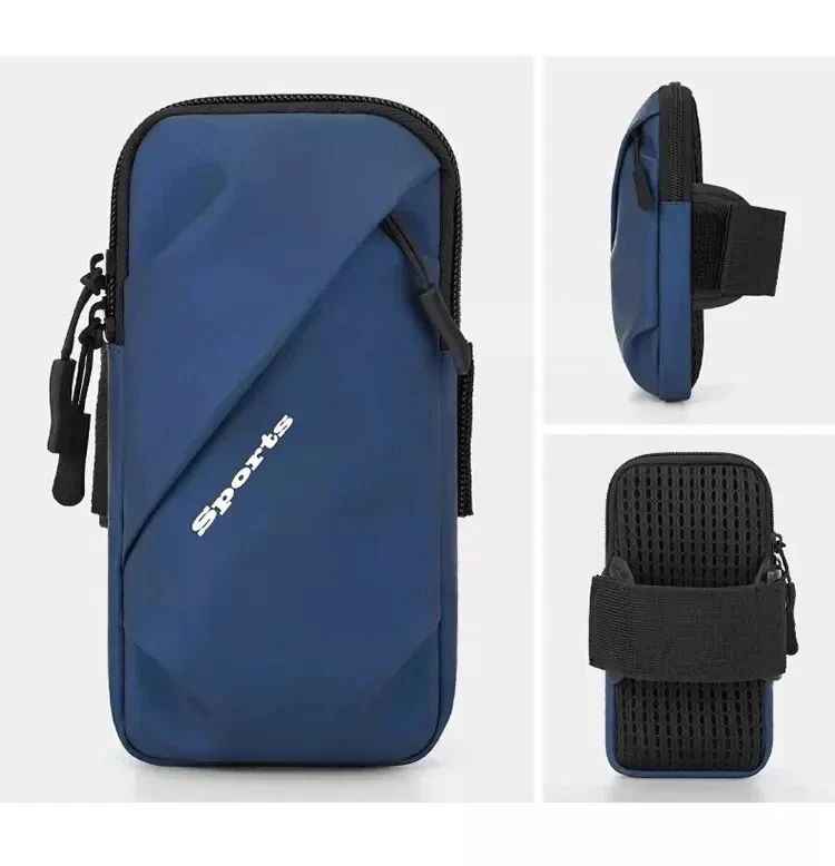 Running Phone Holder Jogging Bags for iPhone Samsung Universal Waterproof PU Sports Armband Phones Arm Bag Running Accessory image 4