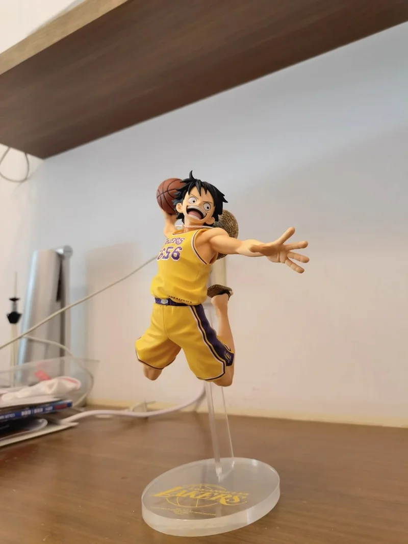 NEW Bandai Banpresto One Piece x NBA MSP Collaboration Monkey D. Luffy Collectible Figure Official Licensed PVC Model Fans Gifts - view 3