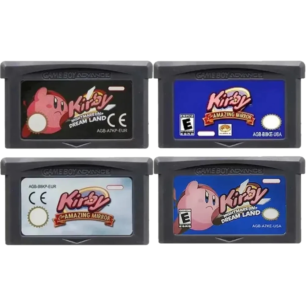 Kirby 32-Bit Game Card GBA Game Video Game Cartridge Console Card Emerald Amazing Mirror Dream Land Classic Game Collection view 2