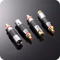 High Fidelity Audio Converter XLR 3 Pin To Jack RCA Female Adapter  XLR Connectors Speaker Power Amplifier RCA Socket Microphone