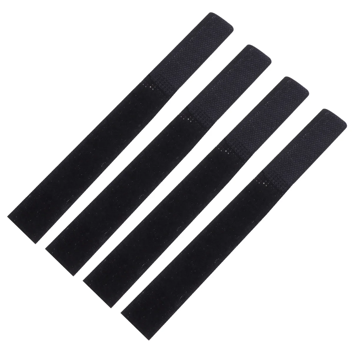 

10 pcs 2X18Cm Reusable Black Hook Loop Cable Straps Strong Fastening Ties For Organizing Wires Cords Electrical Cables