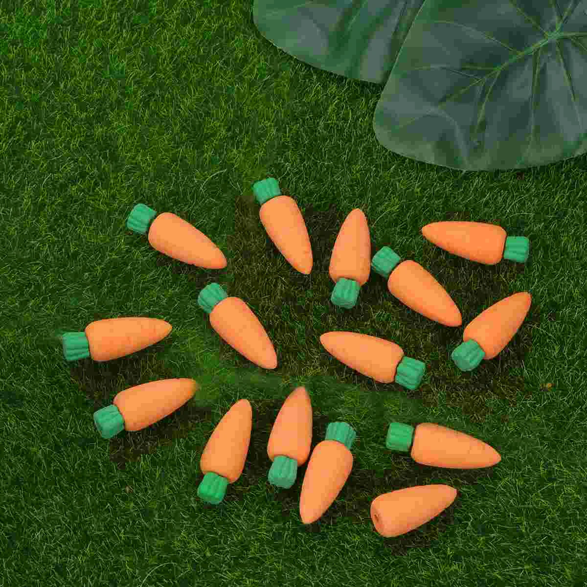 30 Pcs Kids Gifts Creative Eraser Toy Stationery Carrot Shape Pencil Student Rubber