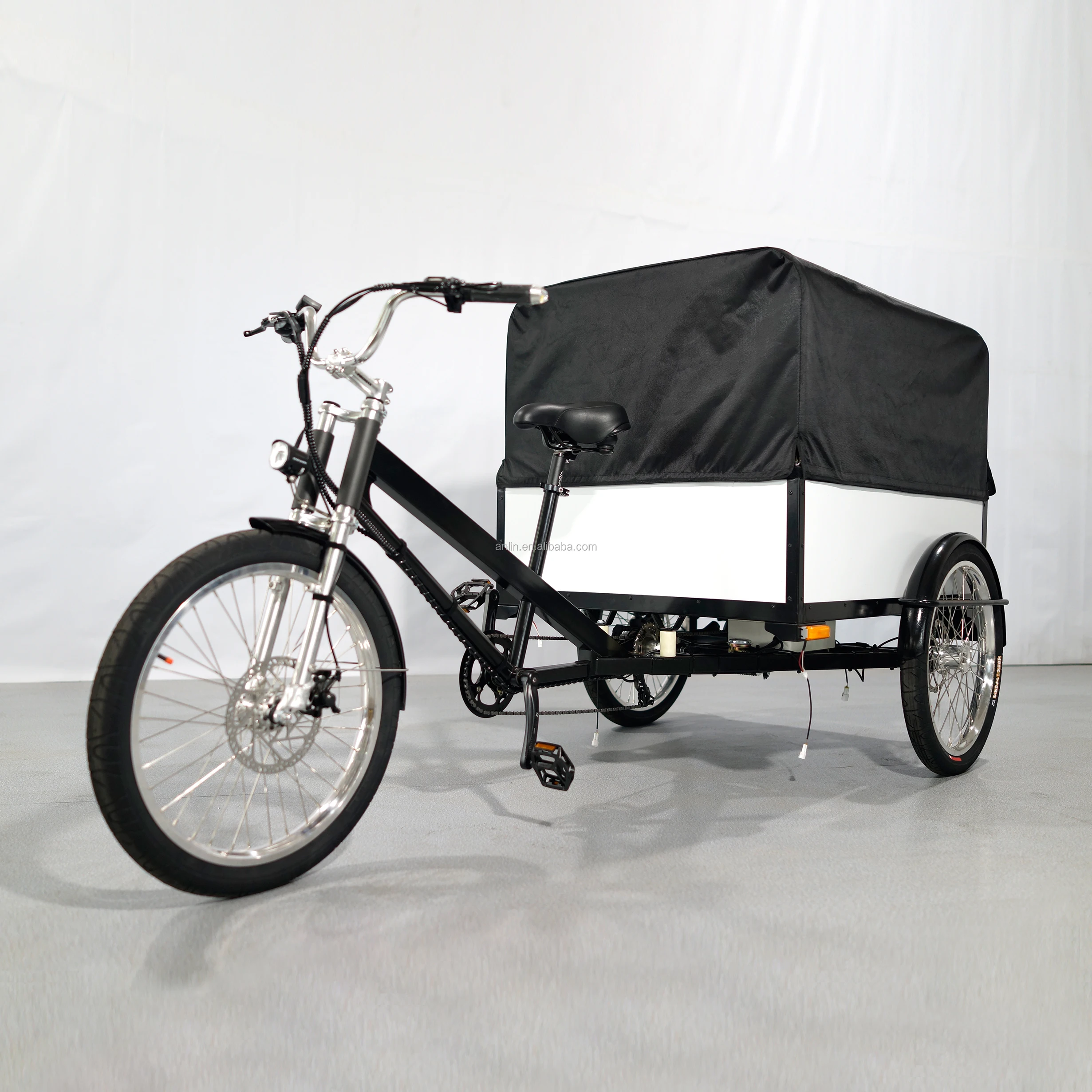 500W Electric  Trike/Tricycle High Quality Customized Soft Top, aluminum box,  trike trailer,open