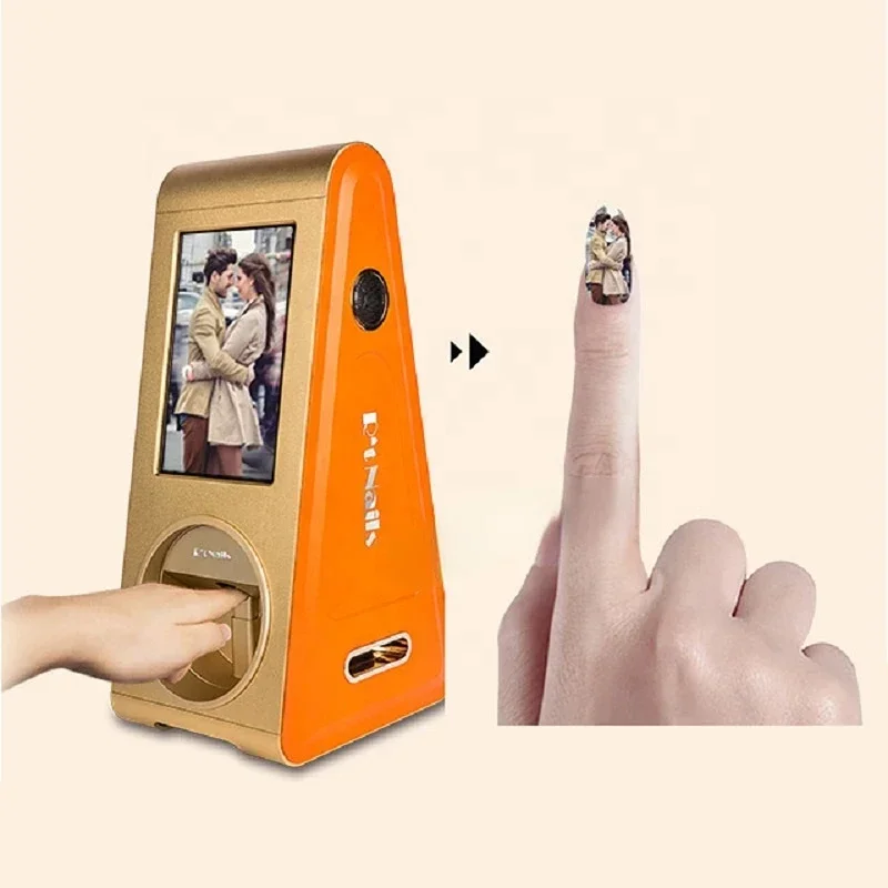 Automatic digital design manicure 3d finger nail art polish printing printer machine nail printer