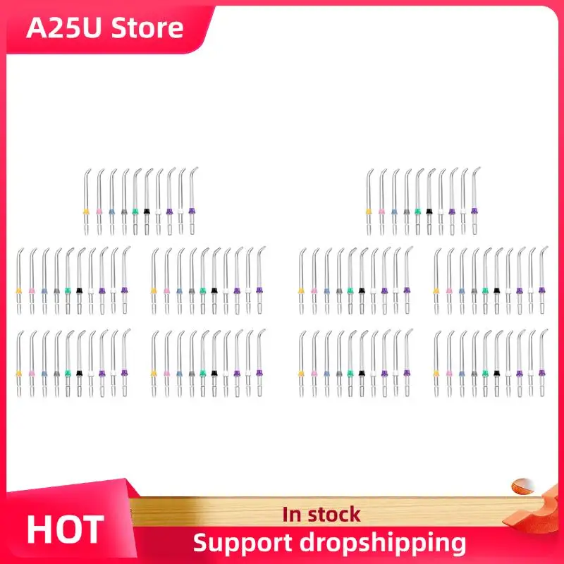 

A25U 100Pcs Replacement Classic Jet Tips Compatible For Waterpik Water Flossers And Other Brand Oral Irrigators