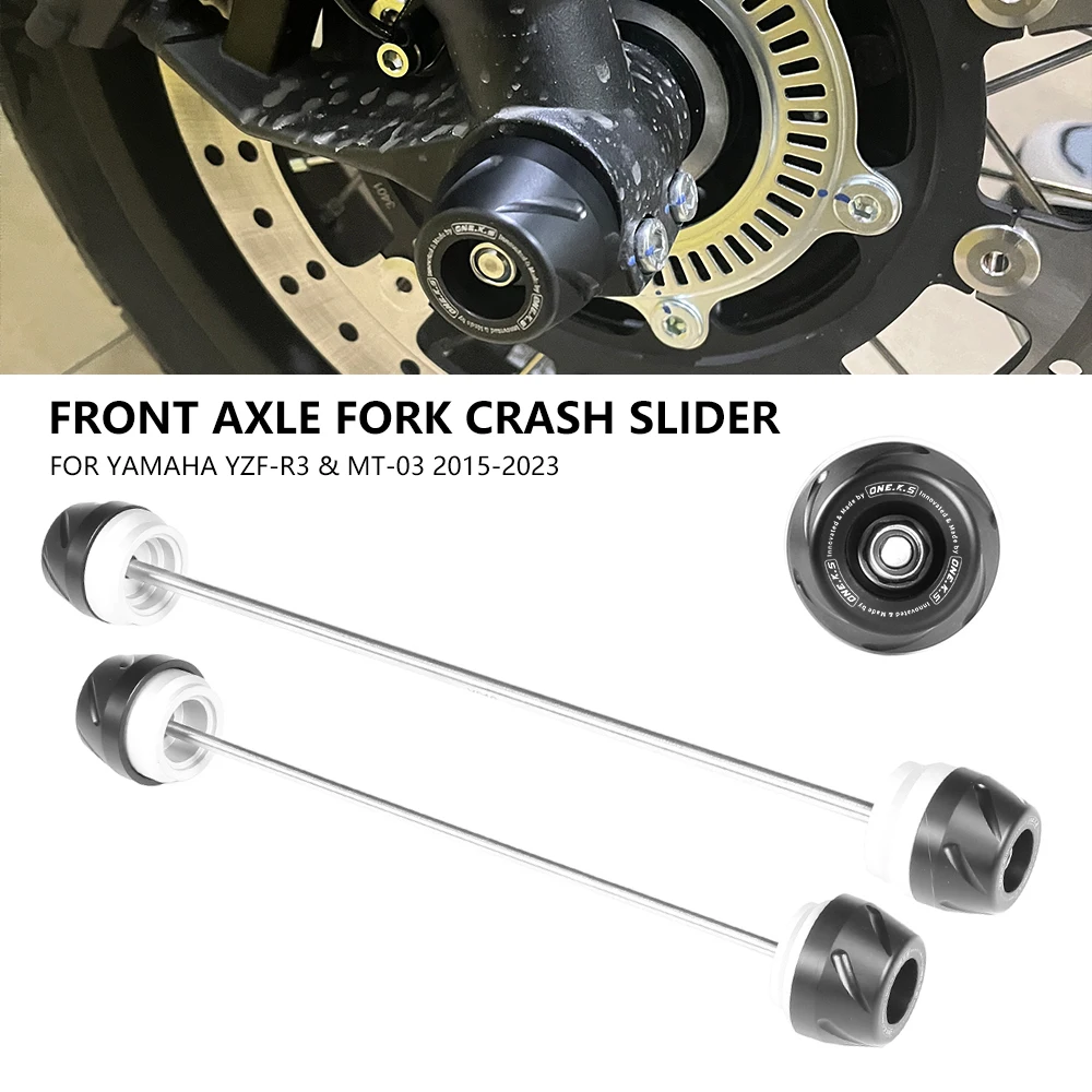 

Крышка для защиты оси вилки переднего и заднего колеса мотоцикла R3 MT03 для YAMAHA YZF-R3 2016-2023, модифицированные аксессуары