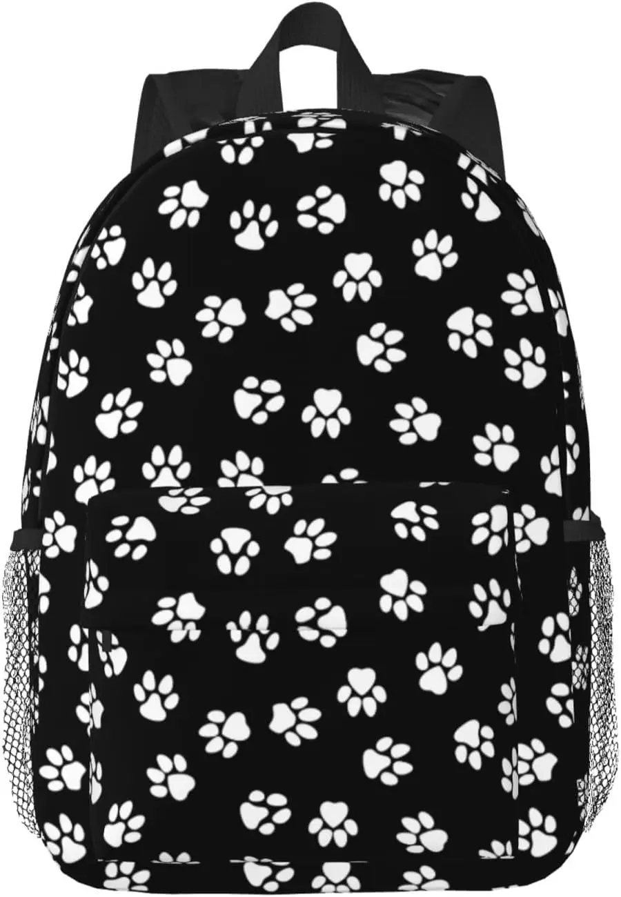 Paw Print Print Adults Backpack Lightweight Backpacks for Hiking Work Laptop Backpack Men Women