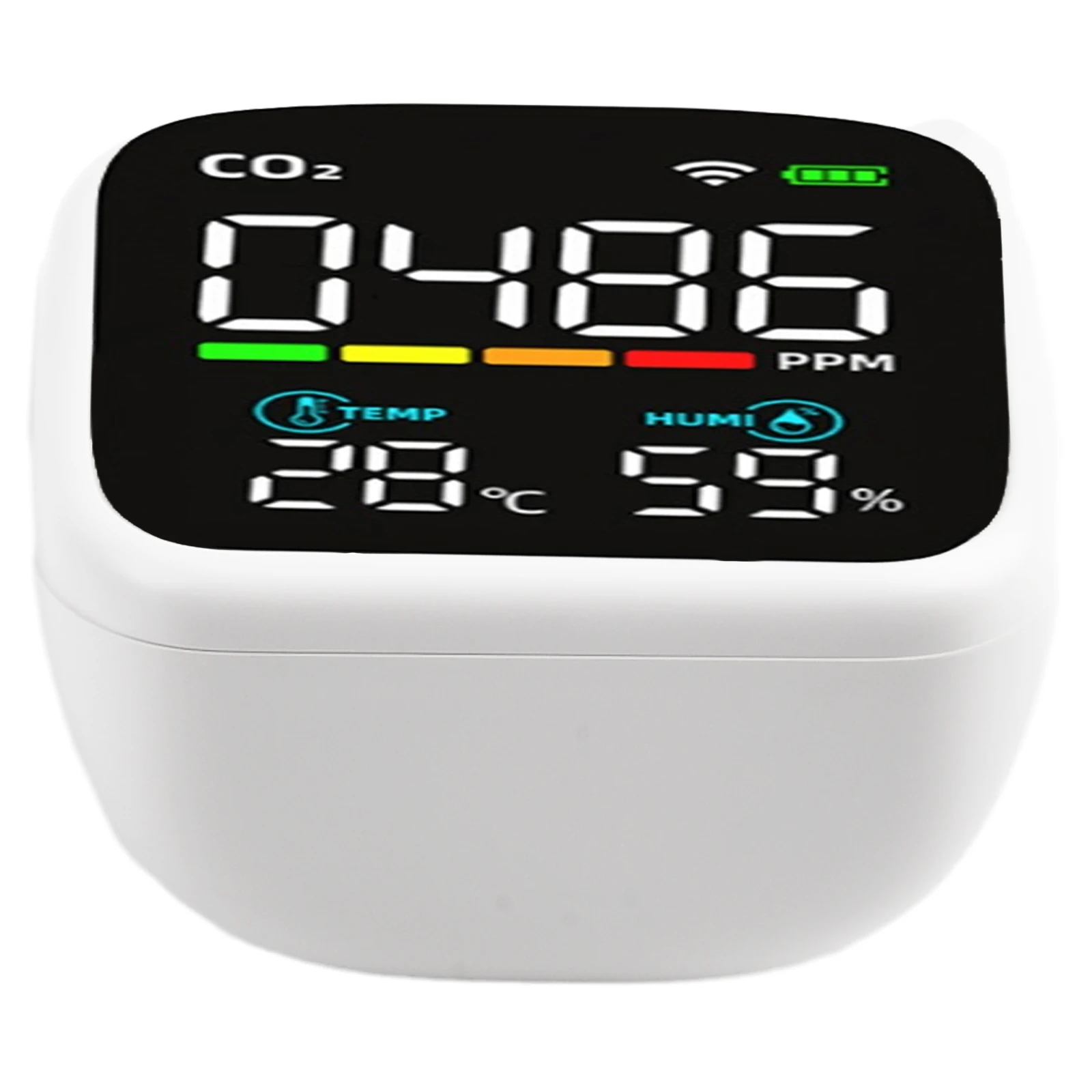 

WIFI Carbon Dioxide Detector with Alarm Data Logger Accurate NDIR Sensor Safeguard Your Health and Peace of Mind