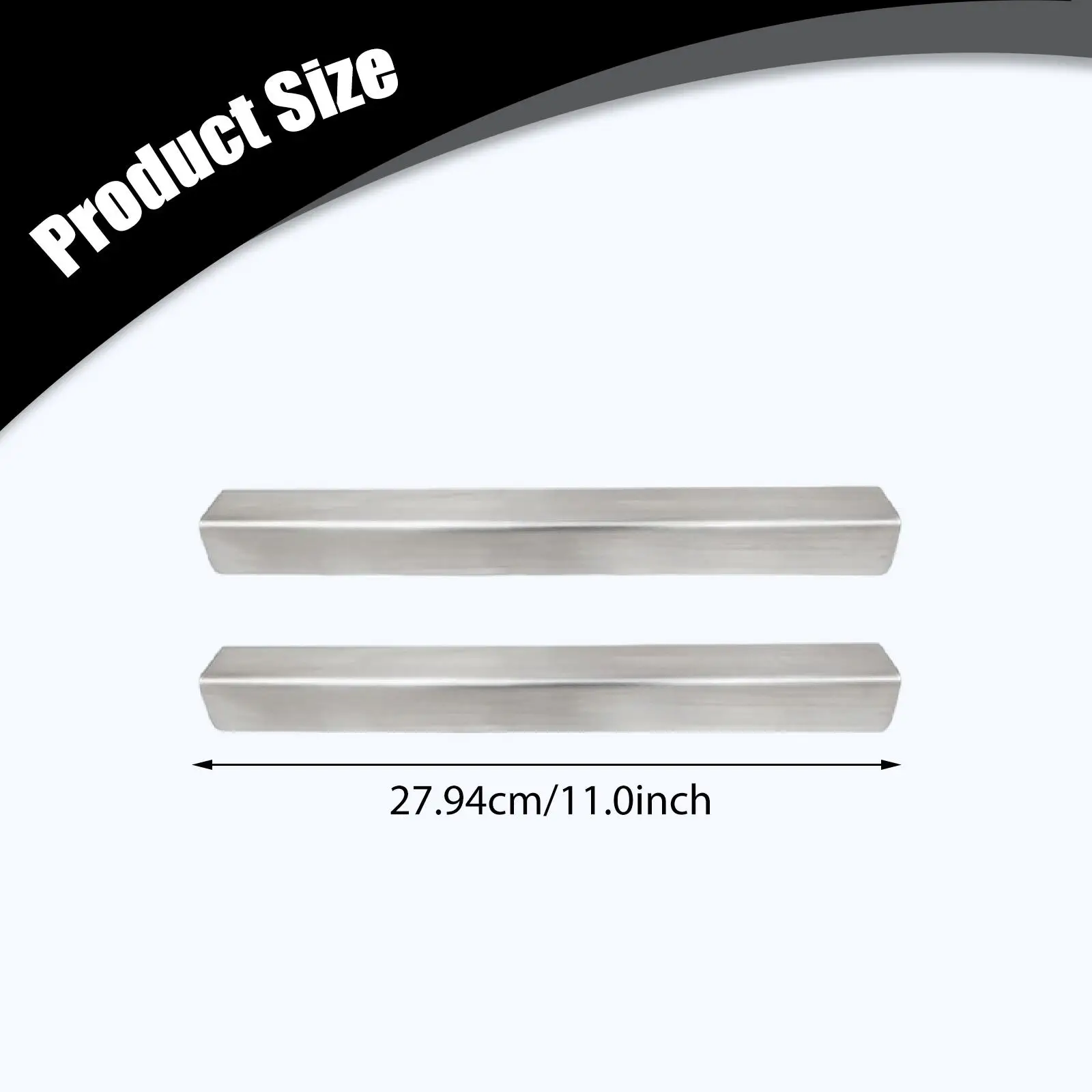 Slip on Stainless Steel Edge Guard Cabinet Door Protector for Wooden Drawer Kitchen Baby Proofing