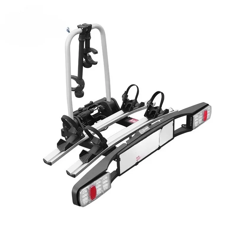 Bicycle placement rack, rear trailer mountain bike holder, rear trunk 2 + 1 bike rack
