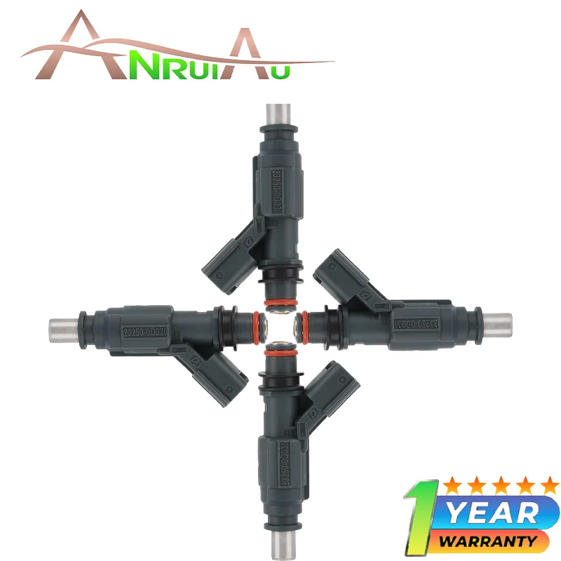 

NEW 23250-0D030 232500D030 Fuel Injector Nozzle 4Pcs Compatible with Toyota Corolla Avensis Aurisru
