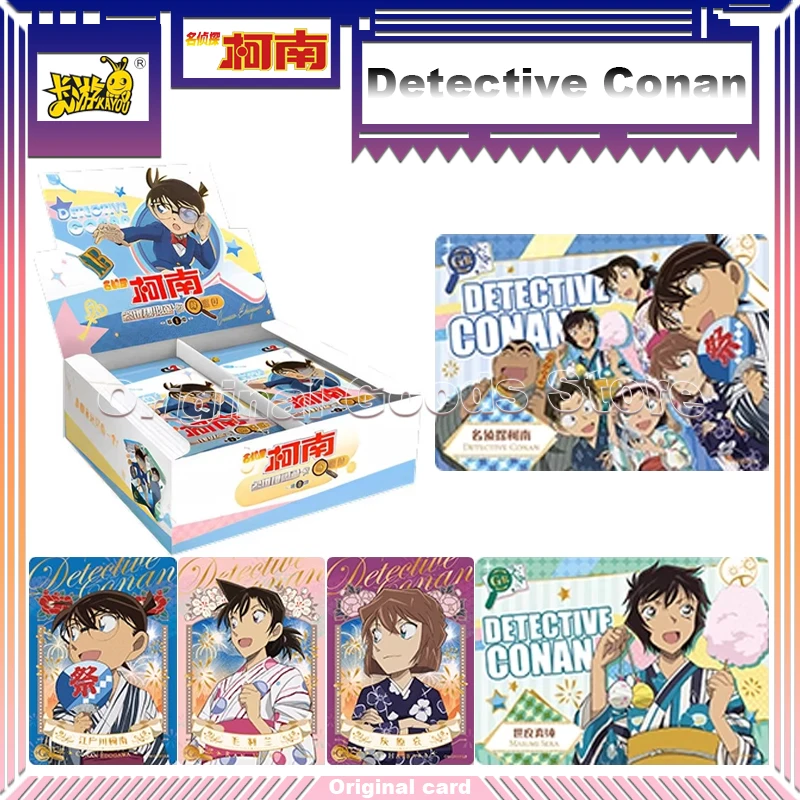 Original KAYOU Anime Detective Conan Card MIYINGPack Reasoning Hobby Collection Trading Cards Children Gifts Mouri Haibara