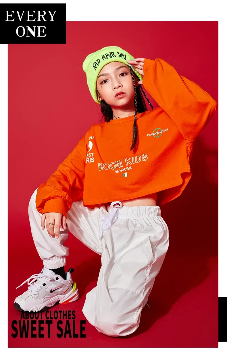 Jazz-Tanz- und Laufstegkostüme für Mädchen, Sportuniformen für Schüler, Hip-Hop- und Streetdance-Kostüme für Kinder – Detail 10