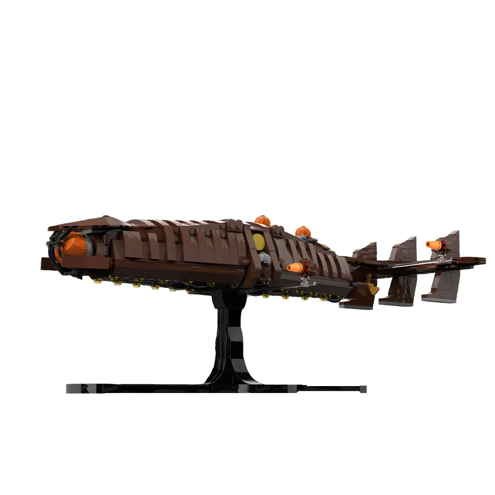 

MOC Atlantis Ulysses Building Blocks Military Combat Submarine Desktop Decorative Bricks Toy for Adults