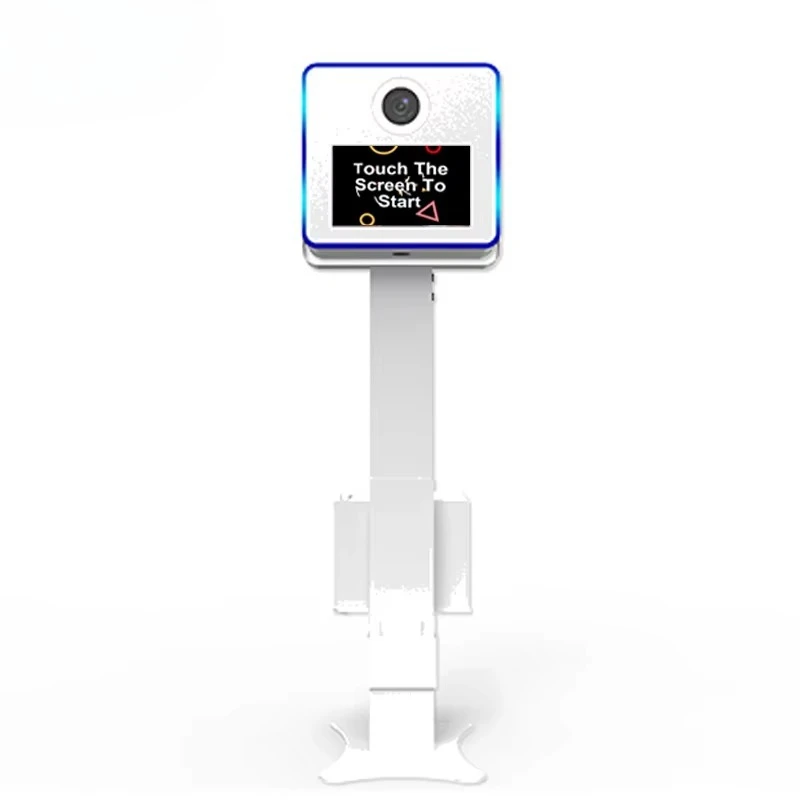 Hot-selling portable selfie photo booth with touchscreen for weddings and festivals