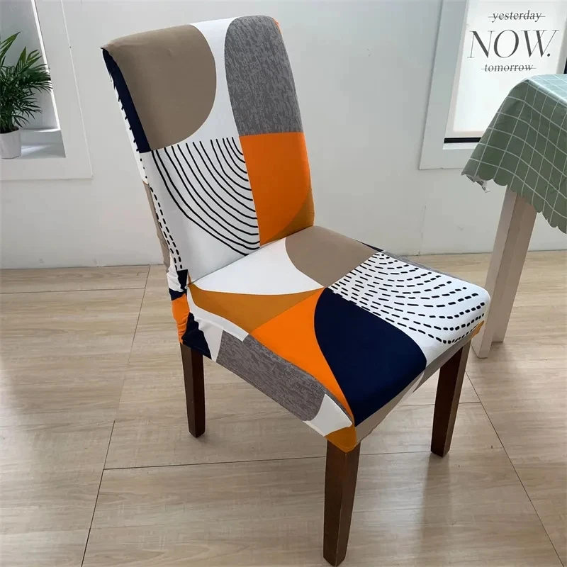 Universal Size Dining Chair Cover Cheap Big Elasticity Seat Protector Seat Case Chair Covers For Hotel Living Room Restaurant