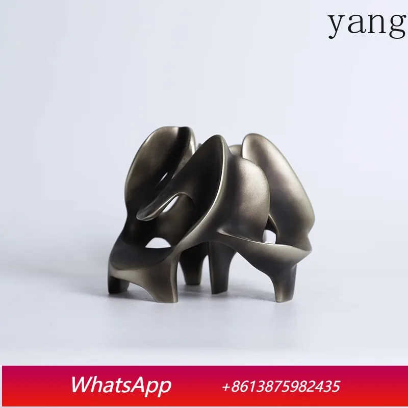 

Irregular hollow decoration abstract handicraft statue desk ornament decoration