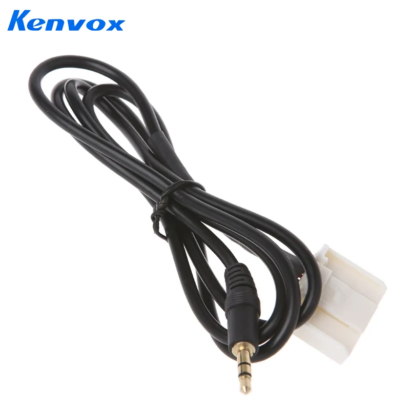 3.5mm 20pin AUX Audio Music AUX Cable Input Adapter For Toyota Camry Corolla Reiz RAV4 Highlander