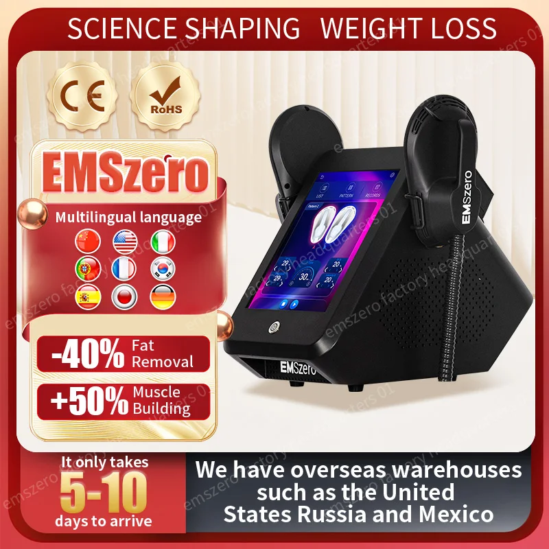 DLS-EMSlim NEO 14 Tesla EMS Eletric Muscle Slim 200Hz Emszero RF Nova Hi-emt Machine, almohadilla de estimulación pélvica, salón de belleza,