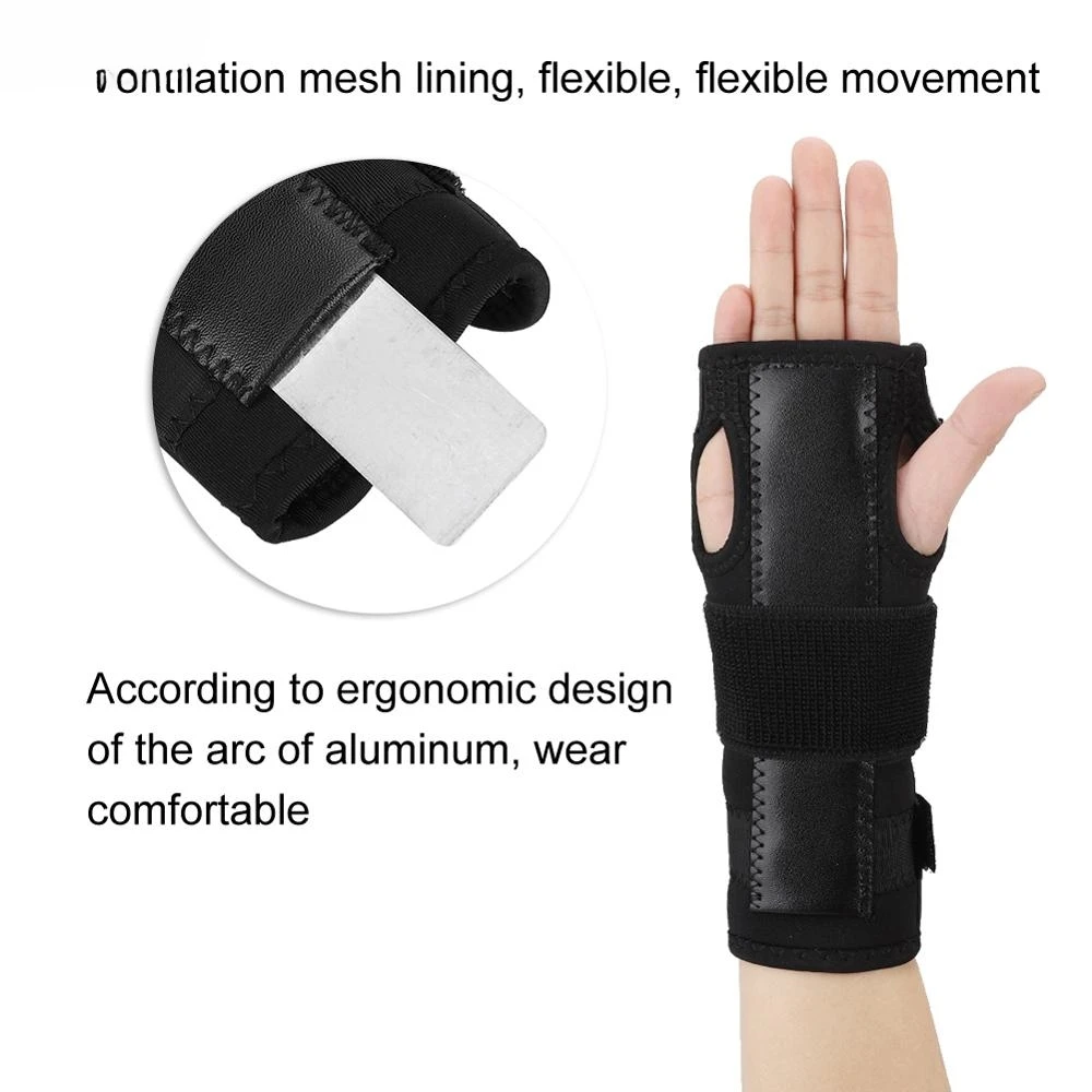 

Aluminum Strip Fixed Three-Way Pressurized Medical Wrist Protector Prevent Carpal Tunnel Syndrome Sprain Various Sports Injuries