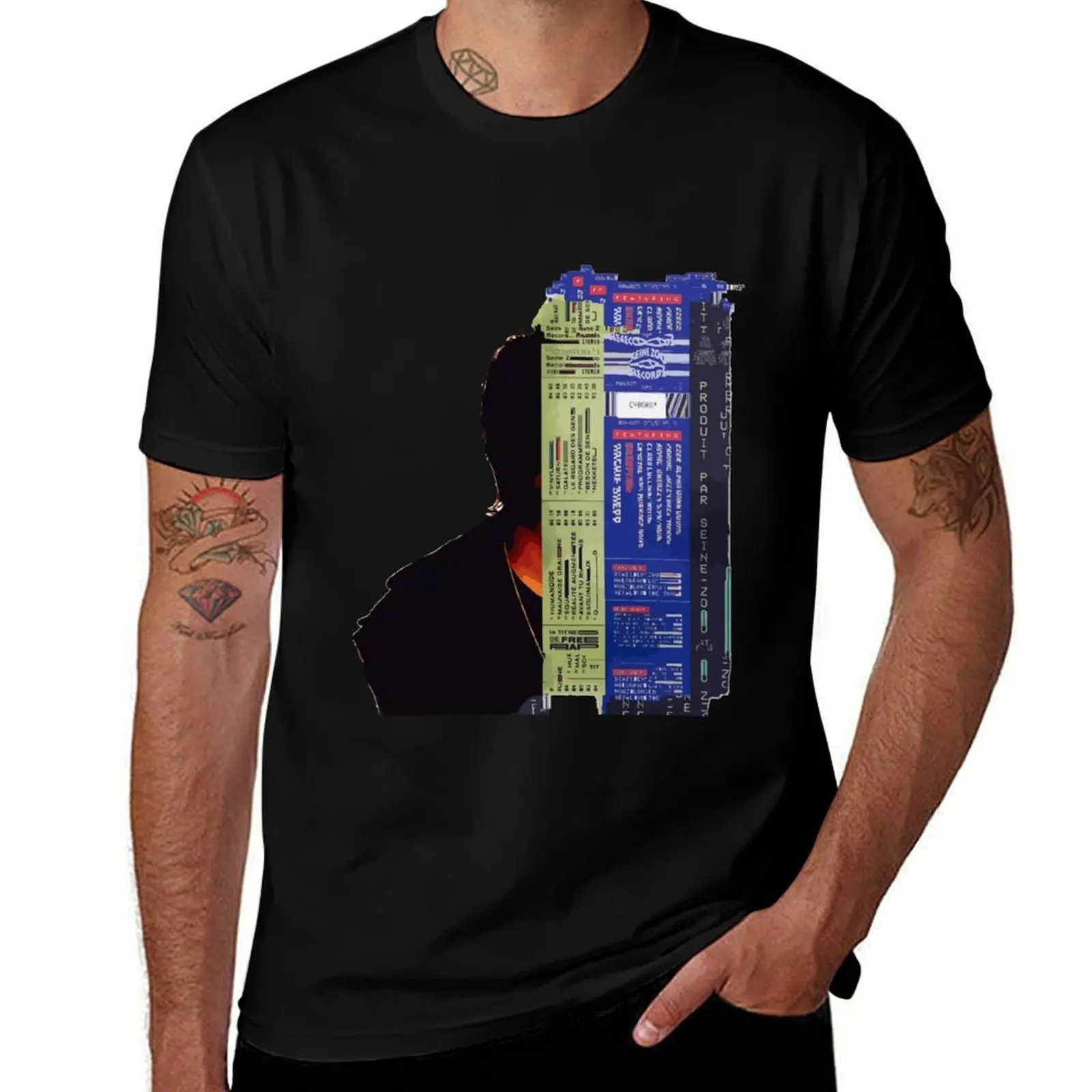 

Cyborg T-Shirt Basic Plain Tee for Spring and Summer