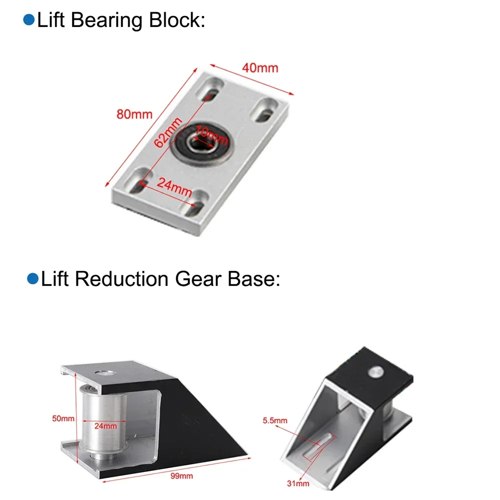 HAOJIAYI Motorized up and down table platform Lift Metal Parts for CO2 Cutting and Engraving Machine