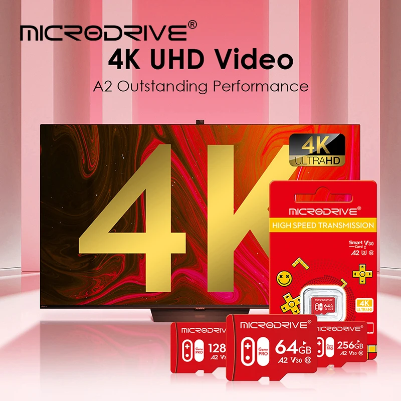 Ultra Micro TF Card 128GB 32GB 64GB 256GB - Mini SD TF Flash Memory Card for Phone SD/TF Dual Compatibility