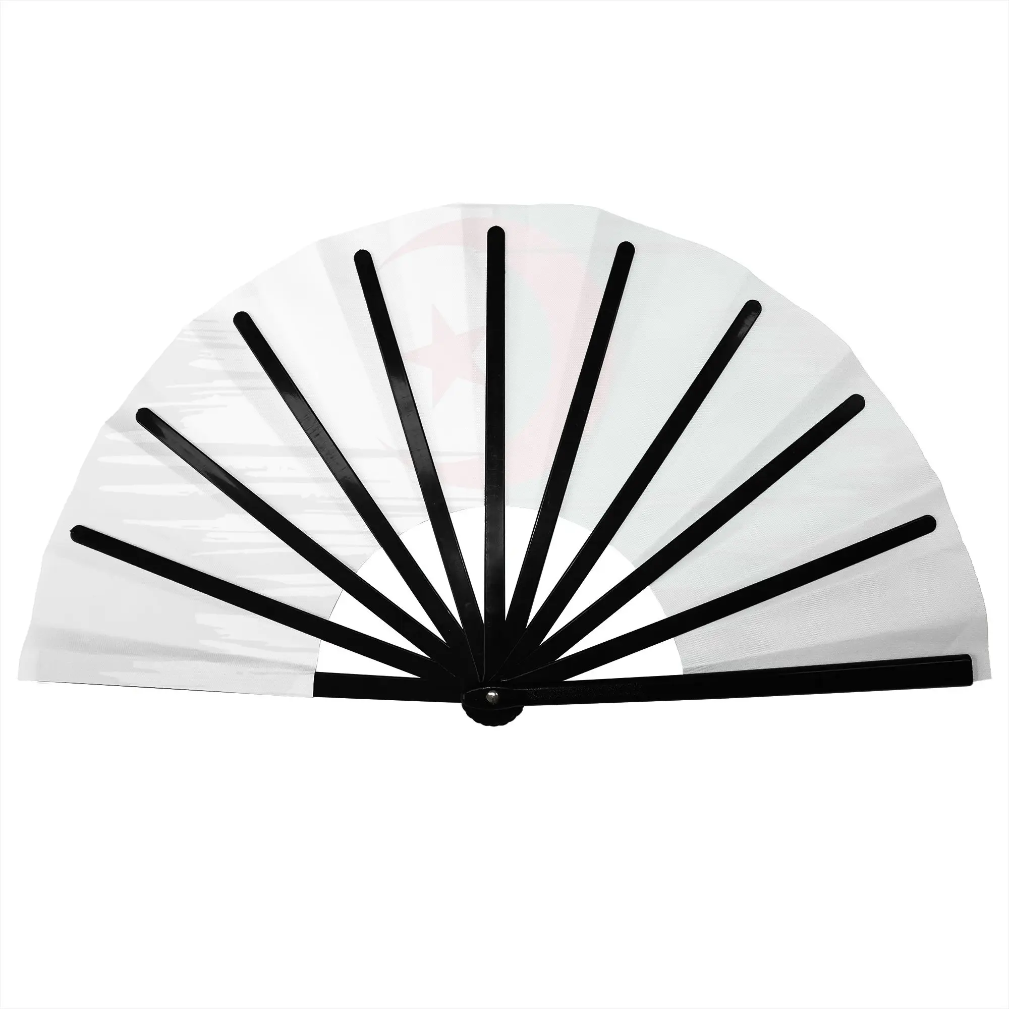 Distressed Algeria Flag  Hand Fan Promotional Gift Party  Durable Folding Fans Novelty Bulk Pack Fan