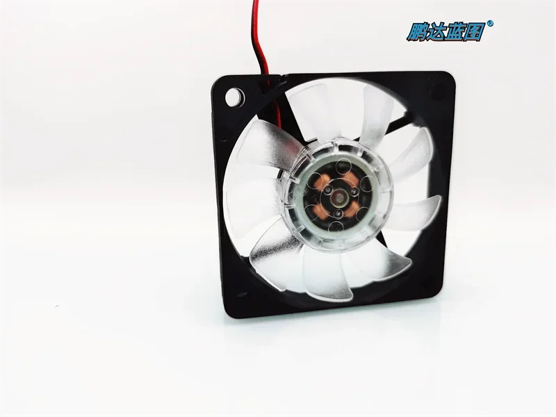 pa 60*60*10 مللي متر مخطط 6010 5 فولت 0.22a شفرات شفافة كتم 6 سنتيمتر 60*60*10 مللي متر مروحة التبريد #1