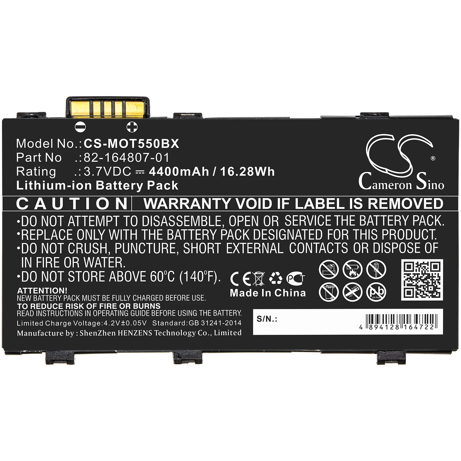 Barcode Scanner Battery For Motorola TC55  ES85  ES85XX  TC55AH-JC11ES Symbol MC36