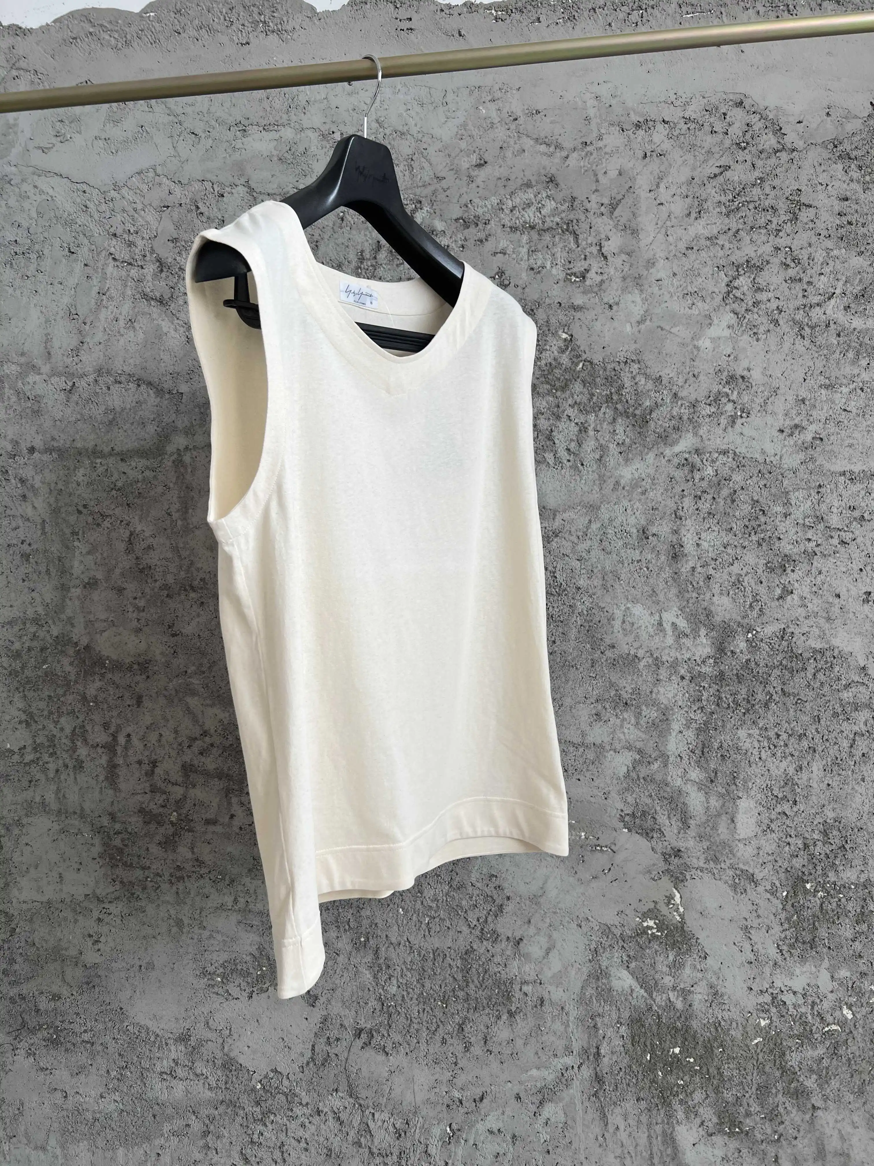 Pure cotton lyric vest, white horse cotton undershirt, breathable base layer for men