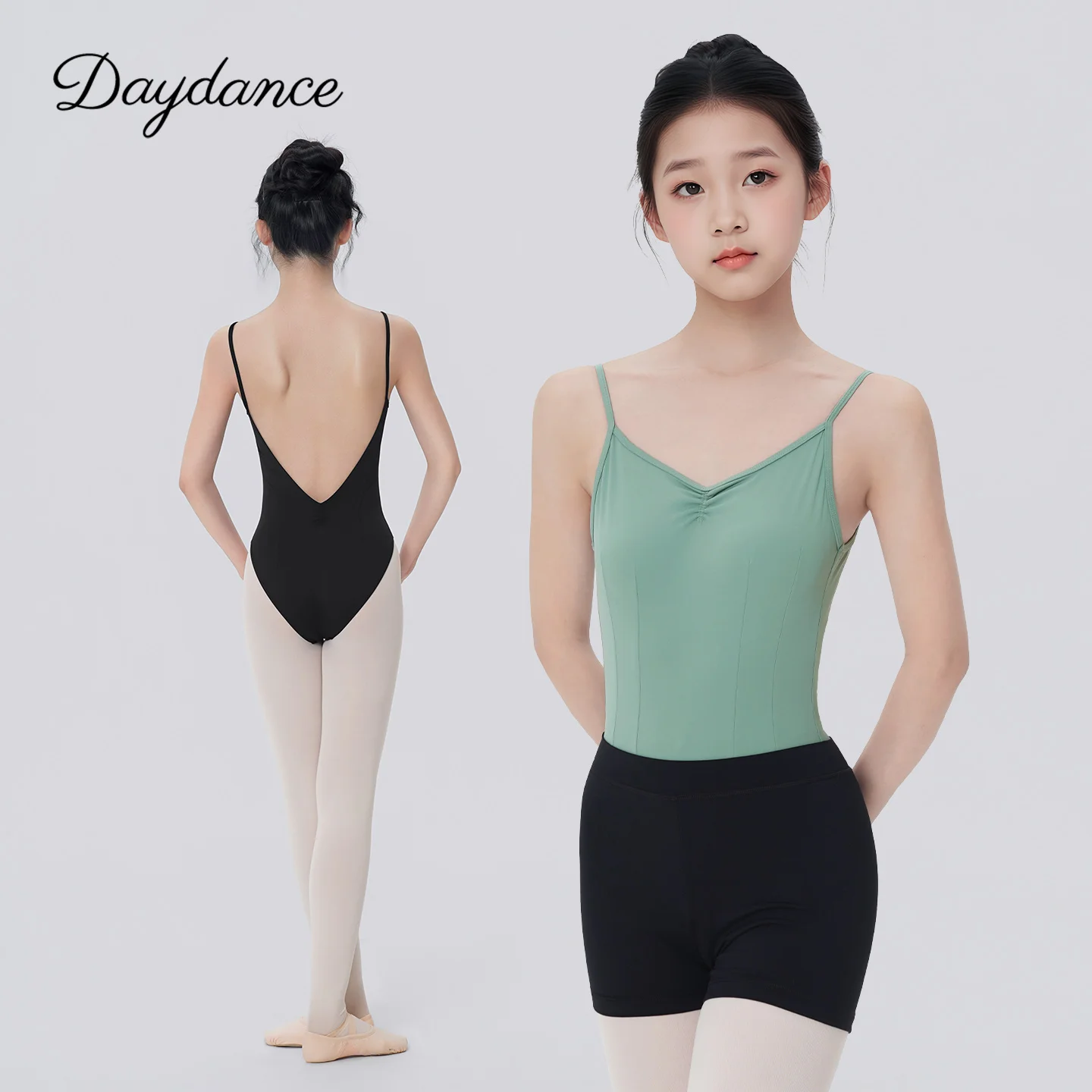 Dziewczęce trykoty baletowe Klasyczny trykot taneczny na ramiączkach z pełną podszewką Nylonowy trykot baletowy Damski trykot gimnastyczny bez rękawów