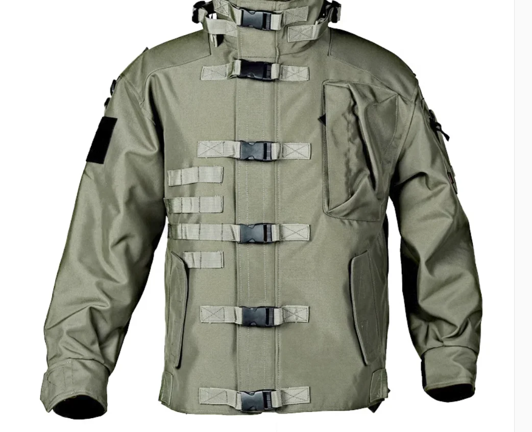 Special agent tactical suit, men's windproof, stab proof, scratch resistant hard jacket