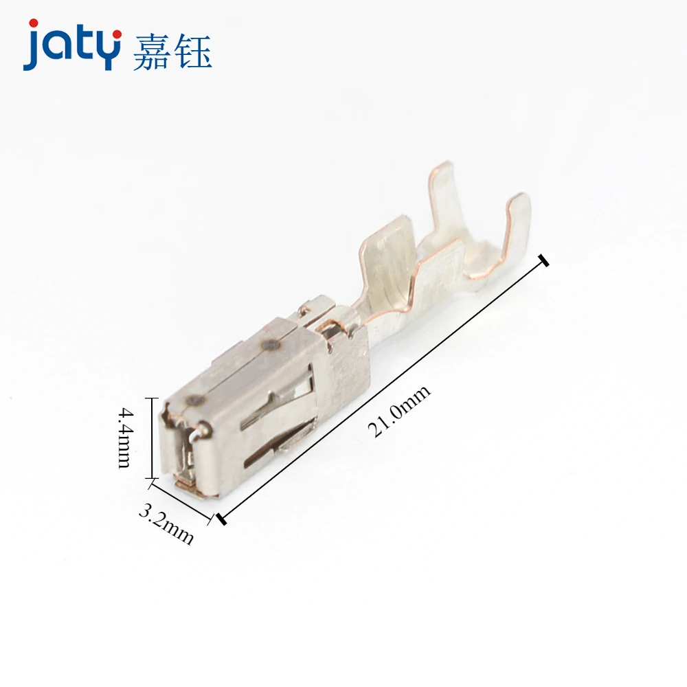 100 قطعة 1- 968855 -1/ 1241396 -1 محطات للسيارات AMP MCP، عرض علامة التبويب 2.8 مم [.11 بوصة]، سمك التبويب.8 مم [.031 بوصة]
