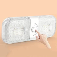Luces de lectura interiores para coche Highbright 120LED, luces de techo para RV con atenuación de 3 colores, 12V, barco, camión, Camper, remolque, caravana, luz de techo