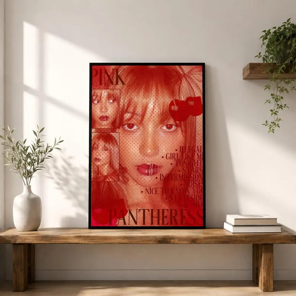 Singer P-PinkPantheress Poster HD-Kunst, wasserfest, selbstklebende Wanddekoration, Heimdekoration (Wohnzimmer, Schlafzimmer, Bar), ästhetisch – Detail 12