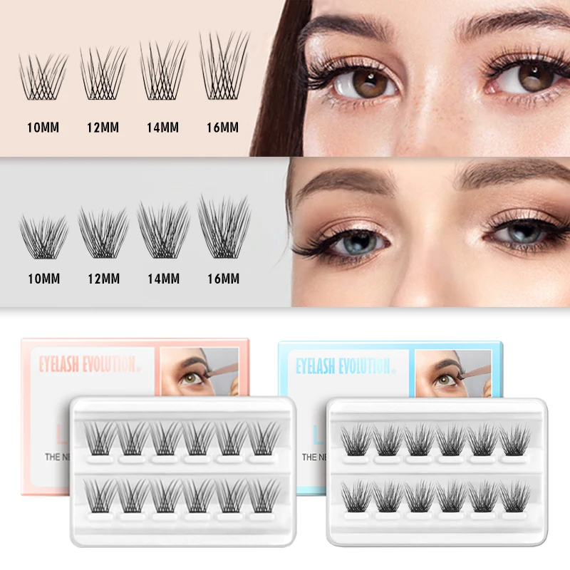 FinyDreamy DIY Lash Extensions Cluster Kit Individual Black Glue for Eyelashes Coating Tweezers Remover Korean Cosmetics Makeup