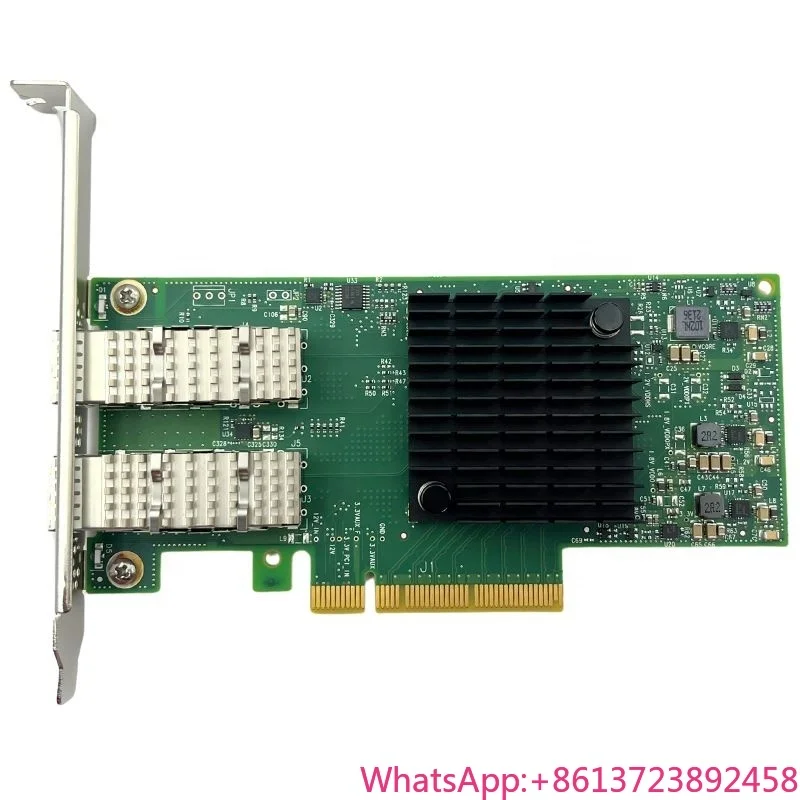 

Mellanox MCX4121A-ACUT PCIe 3.0 X8 25GbE Dual Port 10 Gigabit Ethernet SFP28 Adapter Card for Server Application
