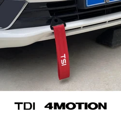 Car Bumper Nylon Towing Rope Strap Belt Auto Accessories For VW Volkswagen TSI TDI 4Motion Jetta Tiguan Touareg Beetle Arteon