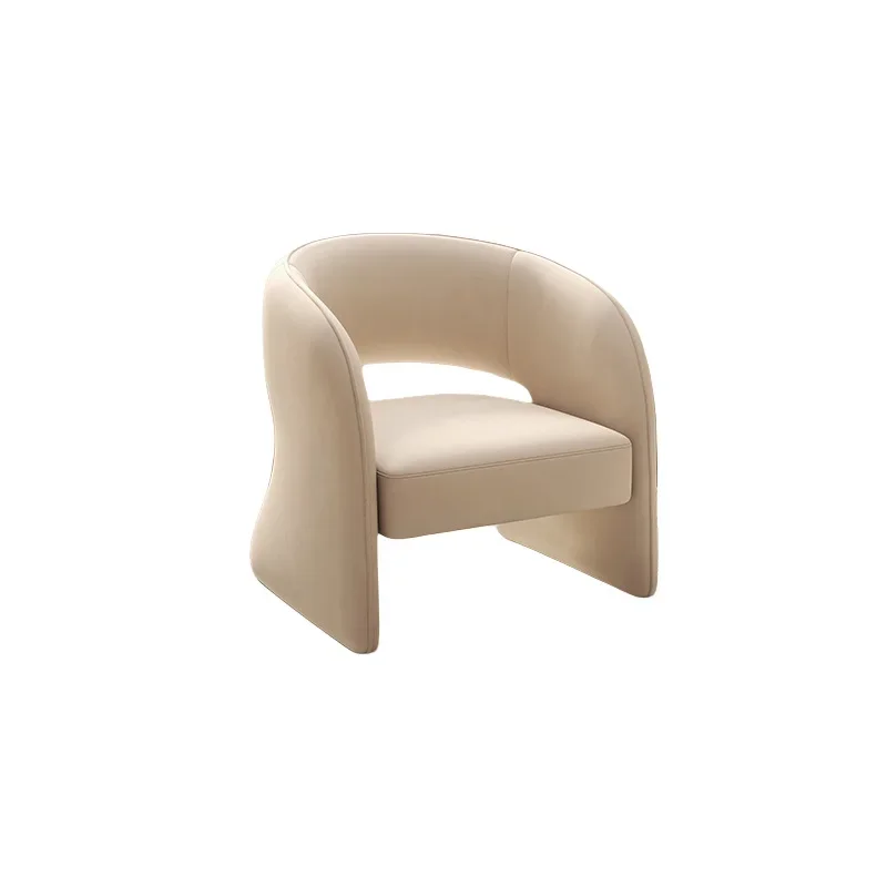 

Nordic single sofa chair balcony living room home homestay light luxury reception negotiation chair