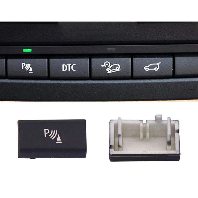 Parking Radar Sensor Switch Button Cover Switch Replace Cap for - X5 E70 2006-2013 X6 E71 2008-2014