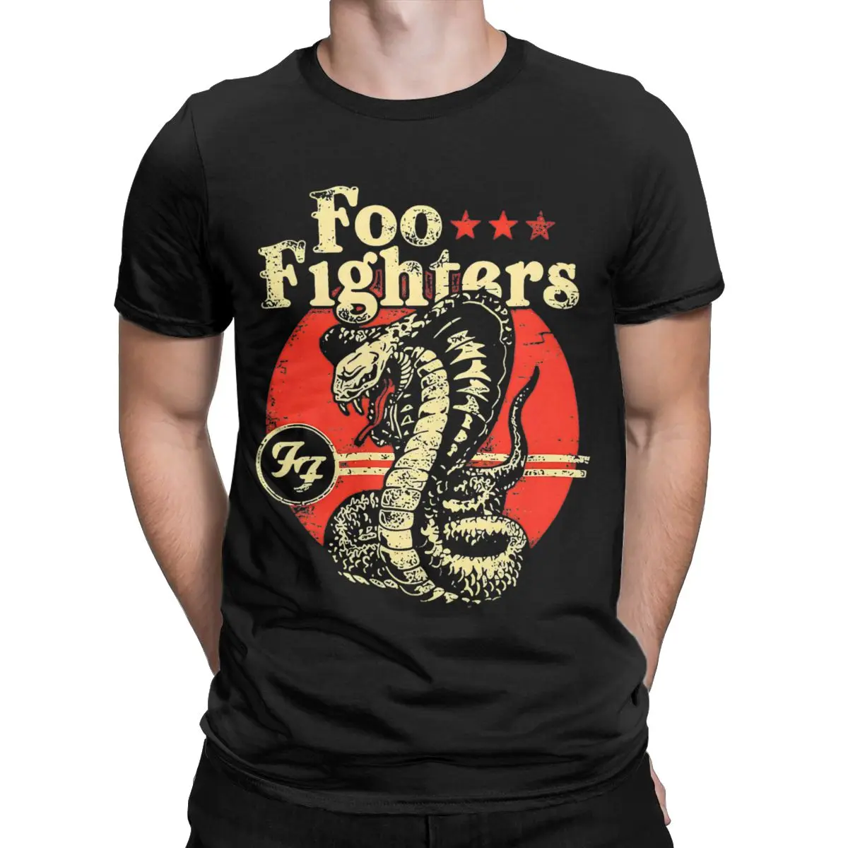 

Humor FooFighters Band Snakes T-Shirts for Men Women Cotton Tee Shirt Gift Idea Clothing