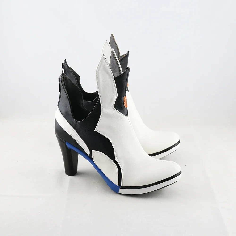 Bronya Zaychik Cosplay Shoes Game Honkai Impact 3 Cosplay Prop PU Leather Shoes Halloween Carnival Boots Custom Made