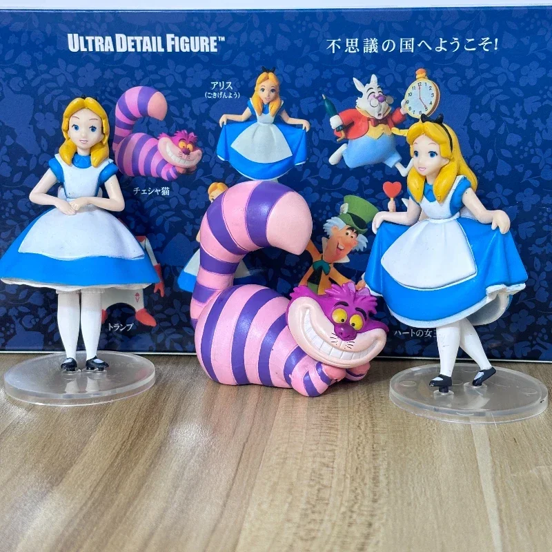 Disney Alice in Wonderland Princess Action Figure Anime PVC Dedktop Model Doll Figurine Toy Home Decor Brithday Christmas Gifts