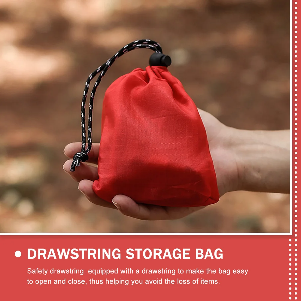 

6 шт. экологически чистый полиэстер органайзер для кемпинга сумки на шнурке маленькие мешочки для хранения мелочей портативные дорожные подарочные пакеты для ювелирных изделий